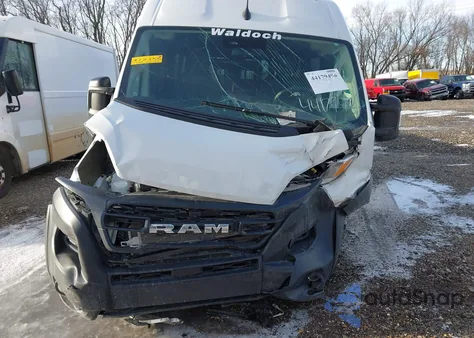 2025 Ram Promaster 3500 Cargo Van Tradesman High Roof 159 Wb Ext z USA, uszkodzony, nr VIN 3C6MRVJG8SE510355